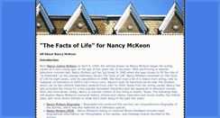 Desktop Screenshot of nancymckeon.org